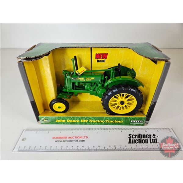 John Deere BW Tractor (ERTL) (Scale 1:16) (Box Measures : 5-3/4"H x 9-1/2"W x 4-3/4"D)