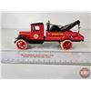 Image 10 : 1931 Hawkeye Tow Truck Bank "SHELL" w/Key (Measures : 3-1/2"H x 2-1/4"W x 7-1/4"L)