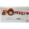 Image 12 : CASE 600 Tractor w/Allis-Chalmers 4 Bottom Plow (ERTL) (Scale 1:16)
