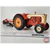 Image 5 : CASE 600 Tractor w/Allis-Chalmers 4 Bottom Plow (ERTL) (Scale 1:16)