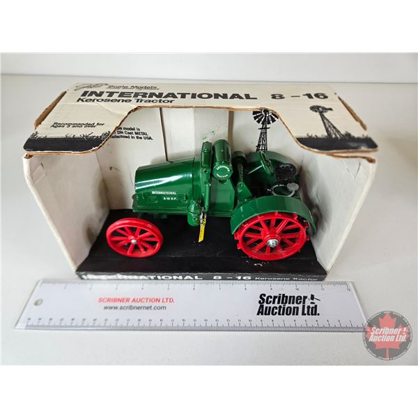International 8-16 IC Series Kerosene Tractor (Scale Models) (Scale 1:16) (Box Measures : 5-3/4"H x 