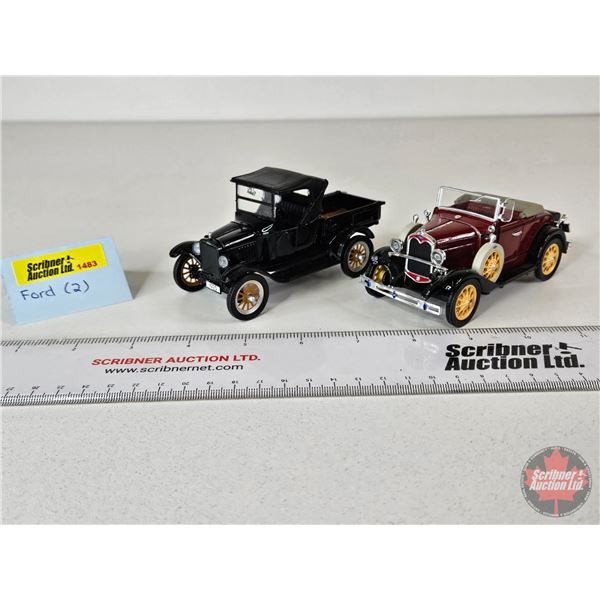 Diecast : FORD (2) : National Motor Museum Mint (Scale 1:32) - FORD Model A 1931 - FORD Model T 1925