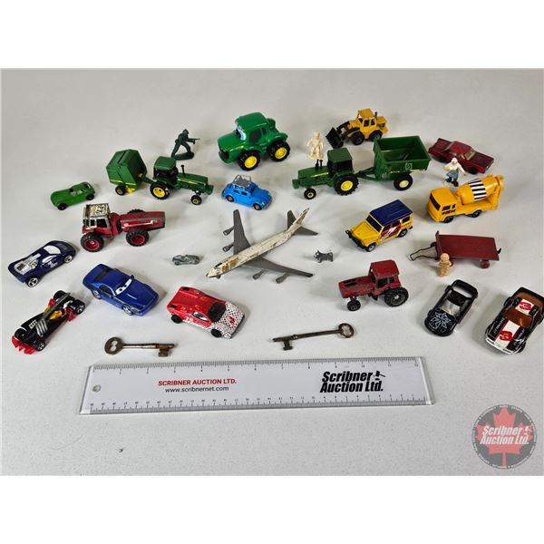 Variety of Small Scale Toys w/Skeleton Keys (2)