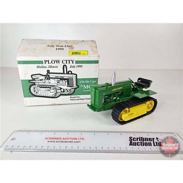 John Deere Model MC Crawler : Special Edition "Plow City July 1995" (Spec Cast) (Scale 1:16) (Box Me