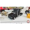 Image 4 : Variety of Toys including Tonka Semi Truck, Horse Figurines, etc