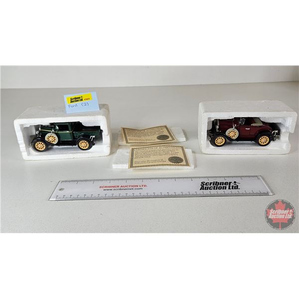 Ford Model A Car & Ford Model A Truck (National Motor Museum Mint)  (Scale 1:32)