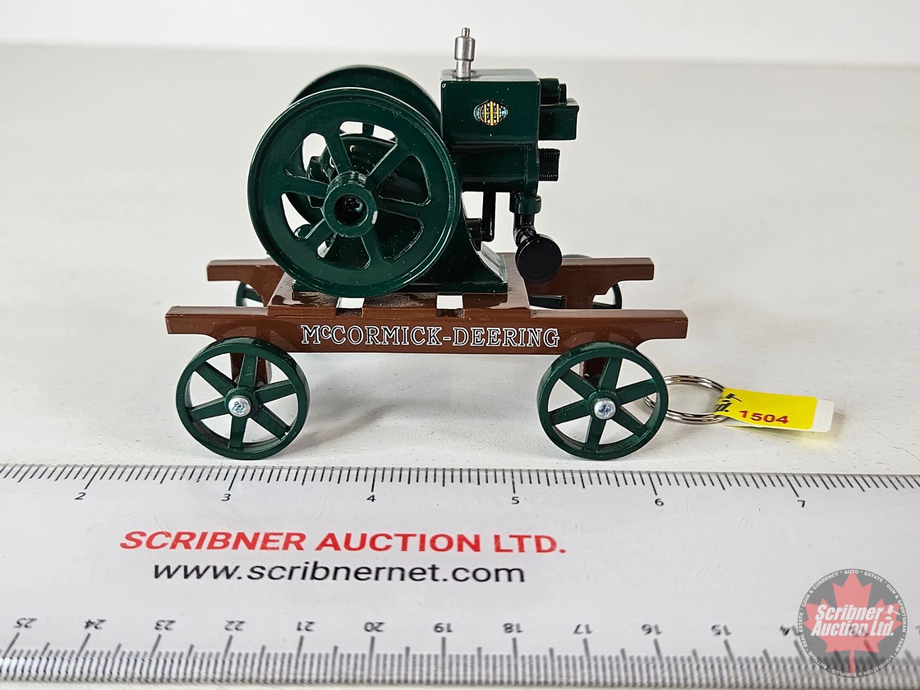 Deering Scale McCormick Deering Stationary Engine (Scale 1:16) - Scribner Auction Ltd.