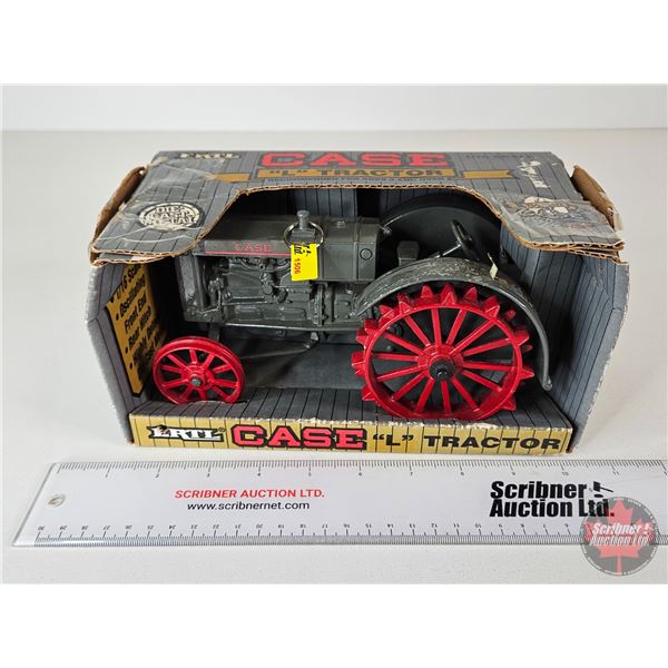 Case L Tractor (Ertl) (Scale 1:16) (Box Measures : 4-1/2"H x 9-1/2"W x 5-1/4"D)