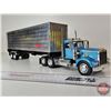 Image 4 : Kenworth W900 Semi Truck & Trailer (New-Ray) (Total Length : 20"L)