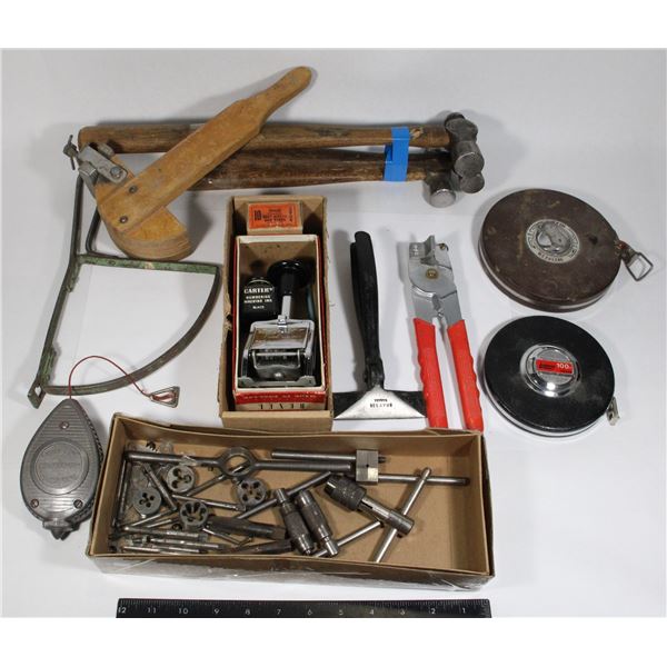 MISCELLANEOUS VINTAGE ITEMS, TILE CUTTER...