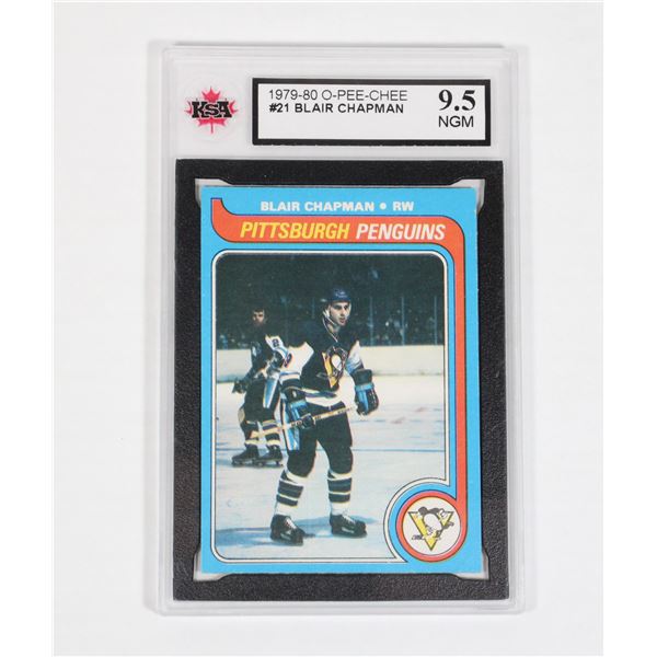 1979-80 #21 BLAIR CHAPMAN KSA GRADED 9.5