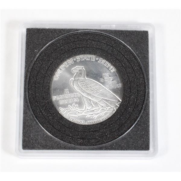 1/4 OZ INCUSE INDIAN SILVER ROUND