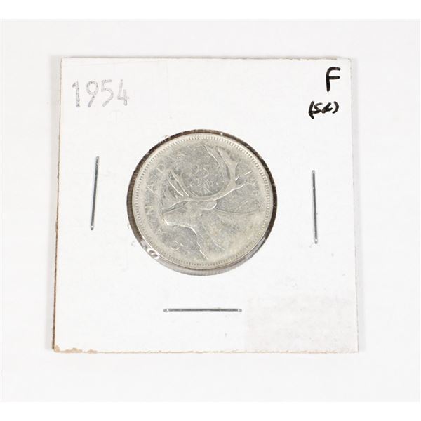 1964 CANADA 25 CENT SILVER COIN
