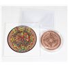 Image 1 : 2 OZ AZTEC CALANDER COPPER ROUND