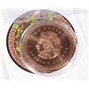 Image 2 : 2 OZ AZTEC CALANDER COPPER ROUND