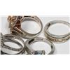 Image 2 : FIVE STAMPED 925 SILVER RINGS