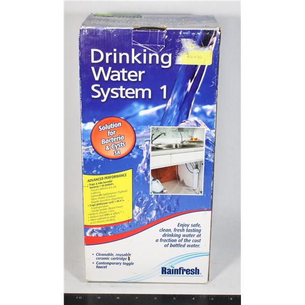 NEW RAINFRESH DRINKING WATER FILTER SYSTEM #1