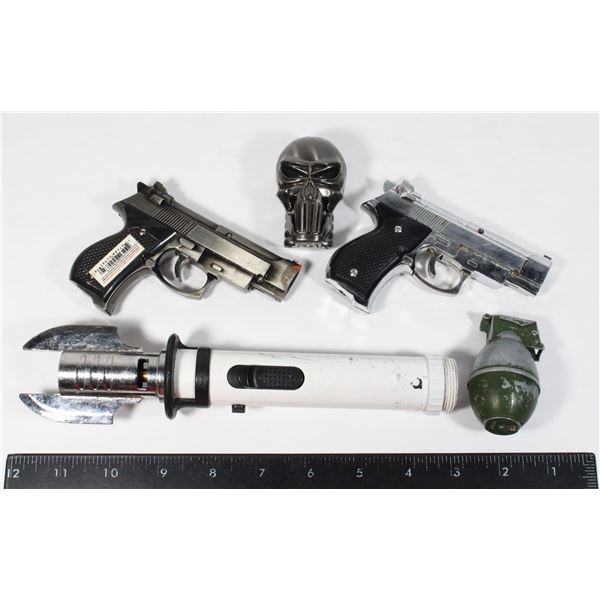 LOT OF  UNIQUE LIGHTERS