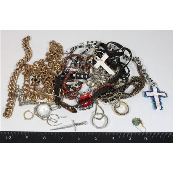 CONTAINER OF COSTUME JEWELRY