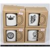Image 1 : SET OF 4 CERAMIC MUGS