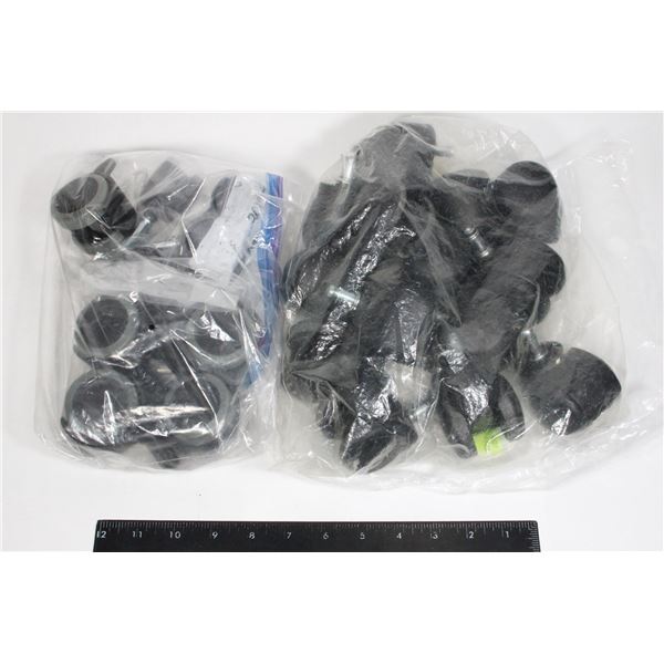 BIG LOT OF OFFICE CHAIR WHEELS