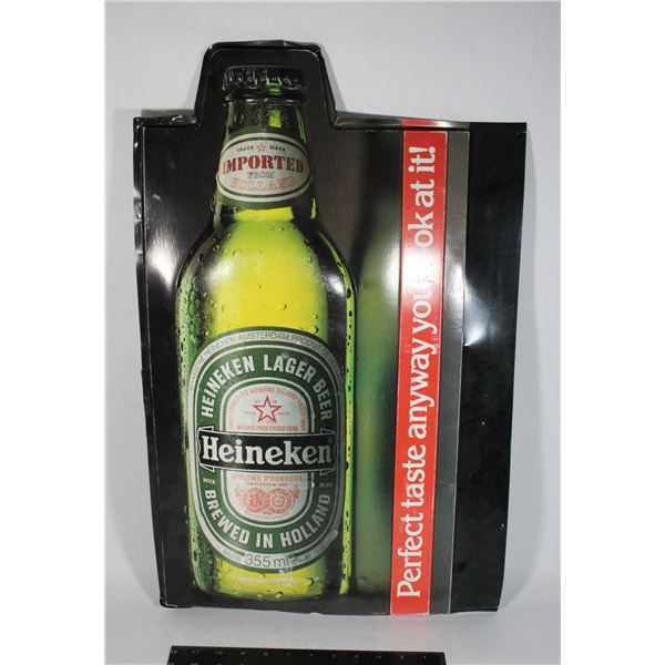 VINTAGE HEINEKEN PLASTIC SIGN