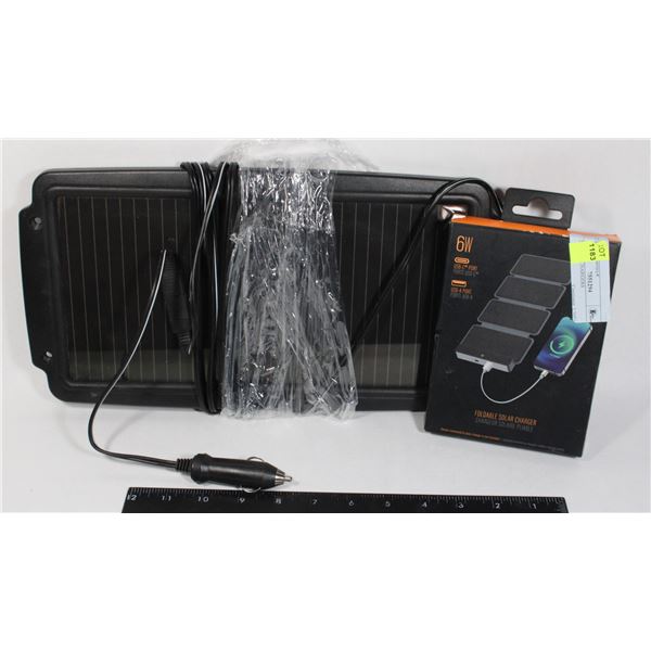 2 SOLAR CHARGERS