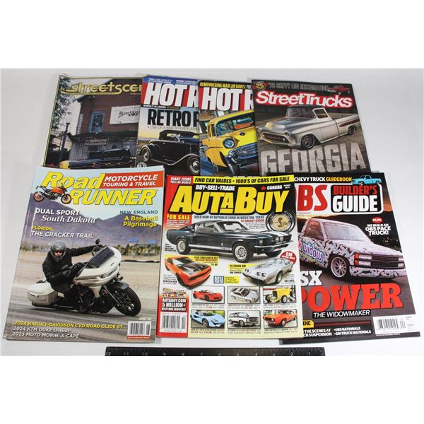 BUNDLE OF ASSORTED AUTOMOTIVE MAGAZINES