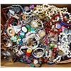 Image 1 : #43 LARGE BOX OF UNSORTED VINTAGE JEWELRY