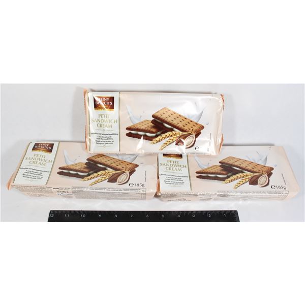 (3) FEINY BISCUITS PETIT SANDWICH CREAM