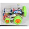 Image 1 : PLASTIC TOY TRAIN FULL OF FRUIT JELLY SNACKS