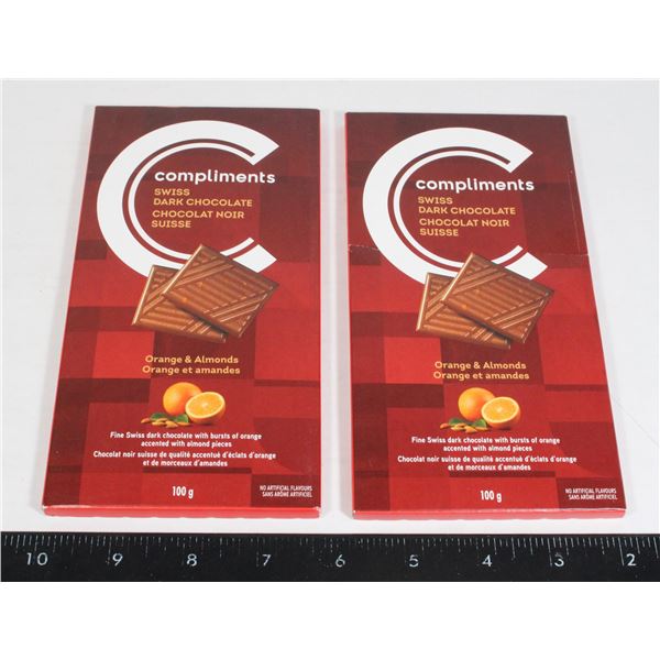 PAIR OF COMPLIMENTS SWISS DARK CHOCOLATE