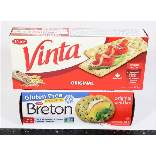DARE VITA & BRETON CRACKERS