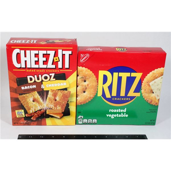 RITZ ROASTED VEGETABLE & CHEEZ-IT BACON CHEDDAR