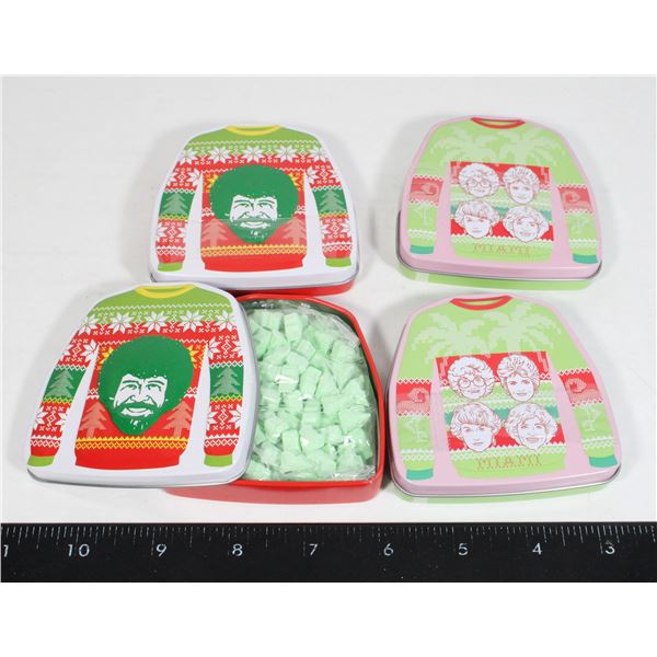 4 PACKS OF SOUR GREEN APPLE CANDIES IN TRAVEL