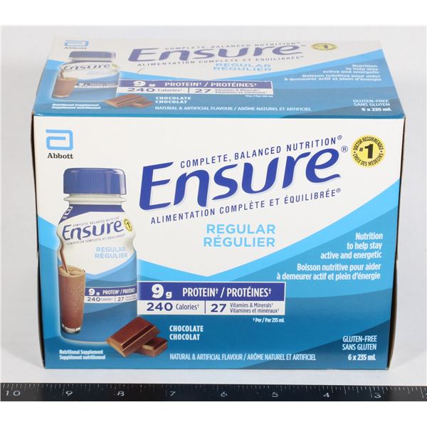 ENSURE COMPLETE BALANCED NUTRITION BB: 2026AUG01