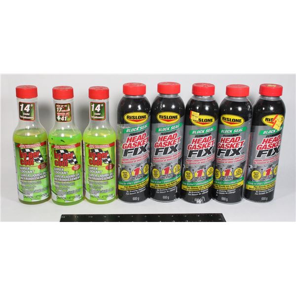 BOX OF RISLONE BLOCK SEAL / HY-PER COOLANT