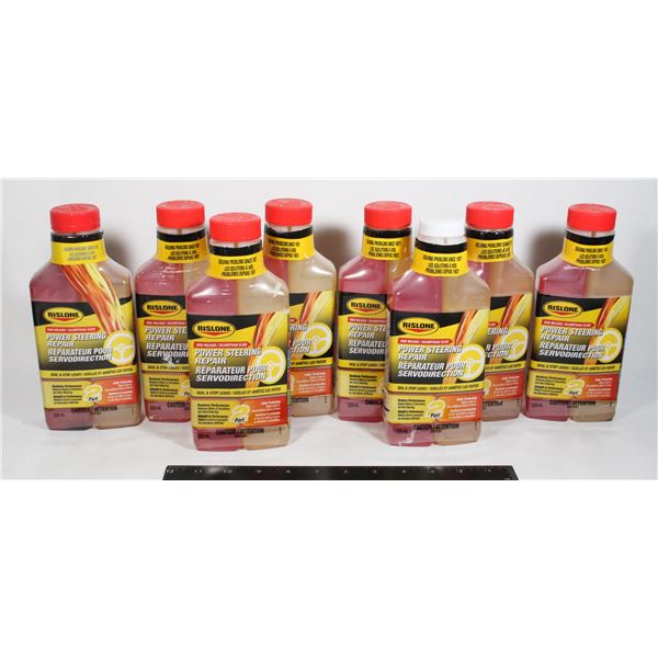 BOX OF 8 RISLONE POWER STEERING REPAIR 500ML