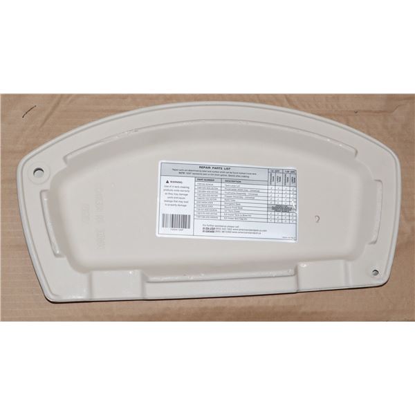 NEW TOILET TANK LID, FITMENT LIST IN SECOND PICTURE