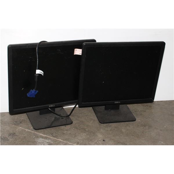 2 DELL MONITORS