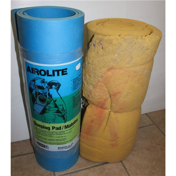 PAIR OF FOAM PADDING, ONE LIKE NEW