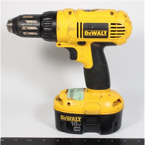 DEWALT DRILL WITH BATTERY