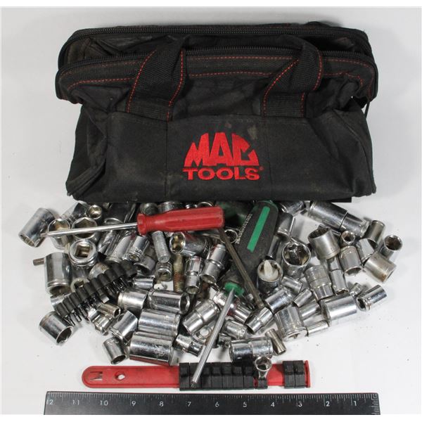 MAC TOOLS BAG OF ASSORTED SOCKETS