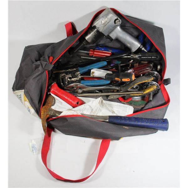 REUSABLE BAG OF MISC TOOLS