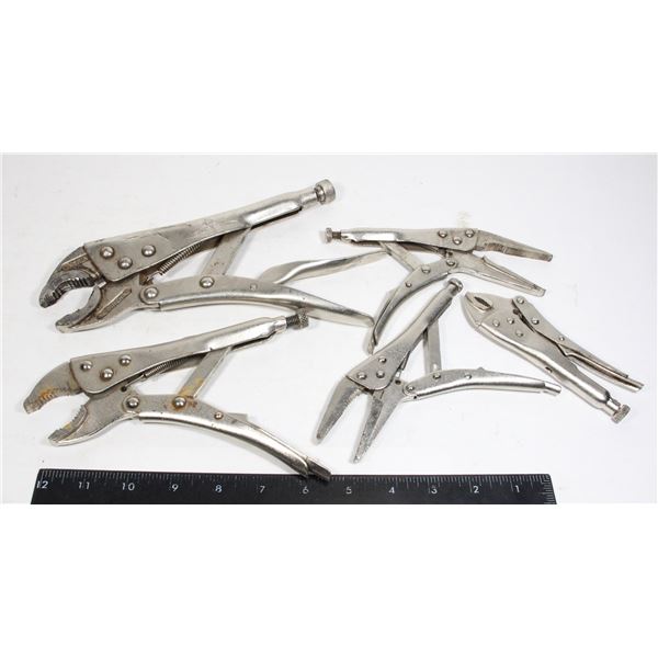 LOT OF VICE GRIPS