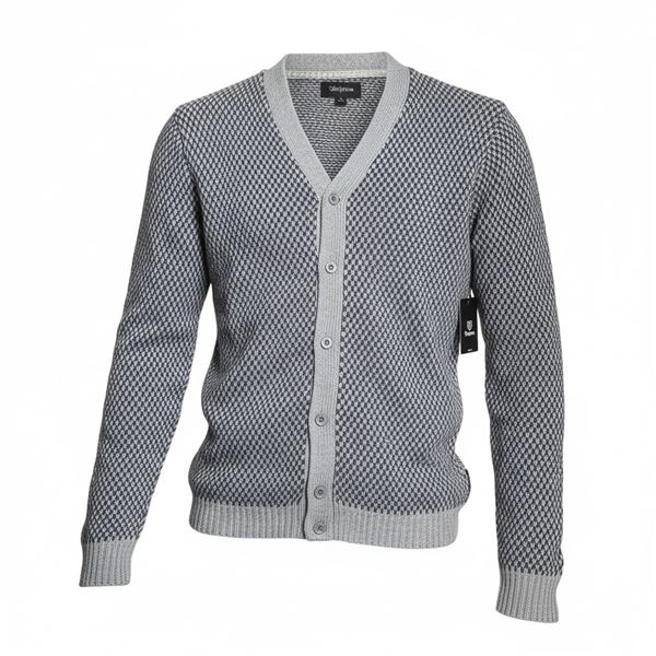 #100 NWT BRIXTON KNIT BUTTON UP SWEATER MEDIUM