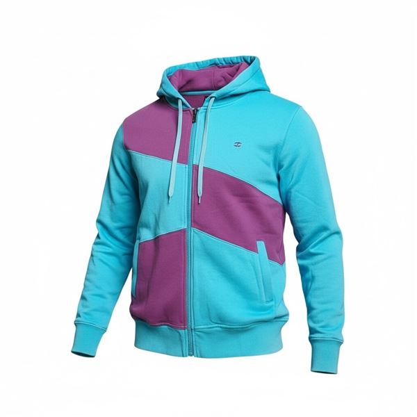 #68 NEW SPLIT ZIP UP HOODIE LARGE