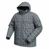 Image 1 : #60 NWT RAGWEAR GREY CHECKERED SHERPA LINED RAIN
