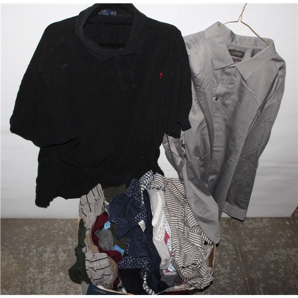 BULK LOT OF 5XL-4XL BIG & TALL MEN'S DRESS SHIRTS