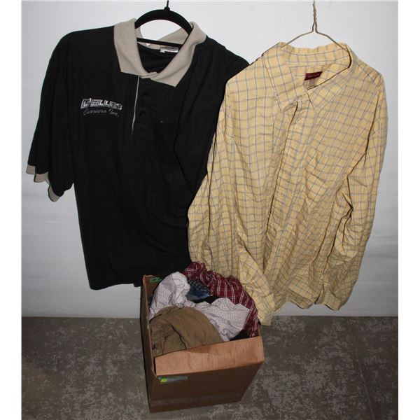 LOT OF MEN'S 3XL SHIRTS VARIETY